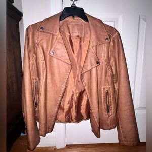 Faux Leather, cropped jacket